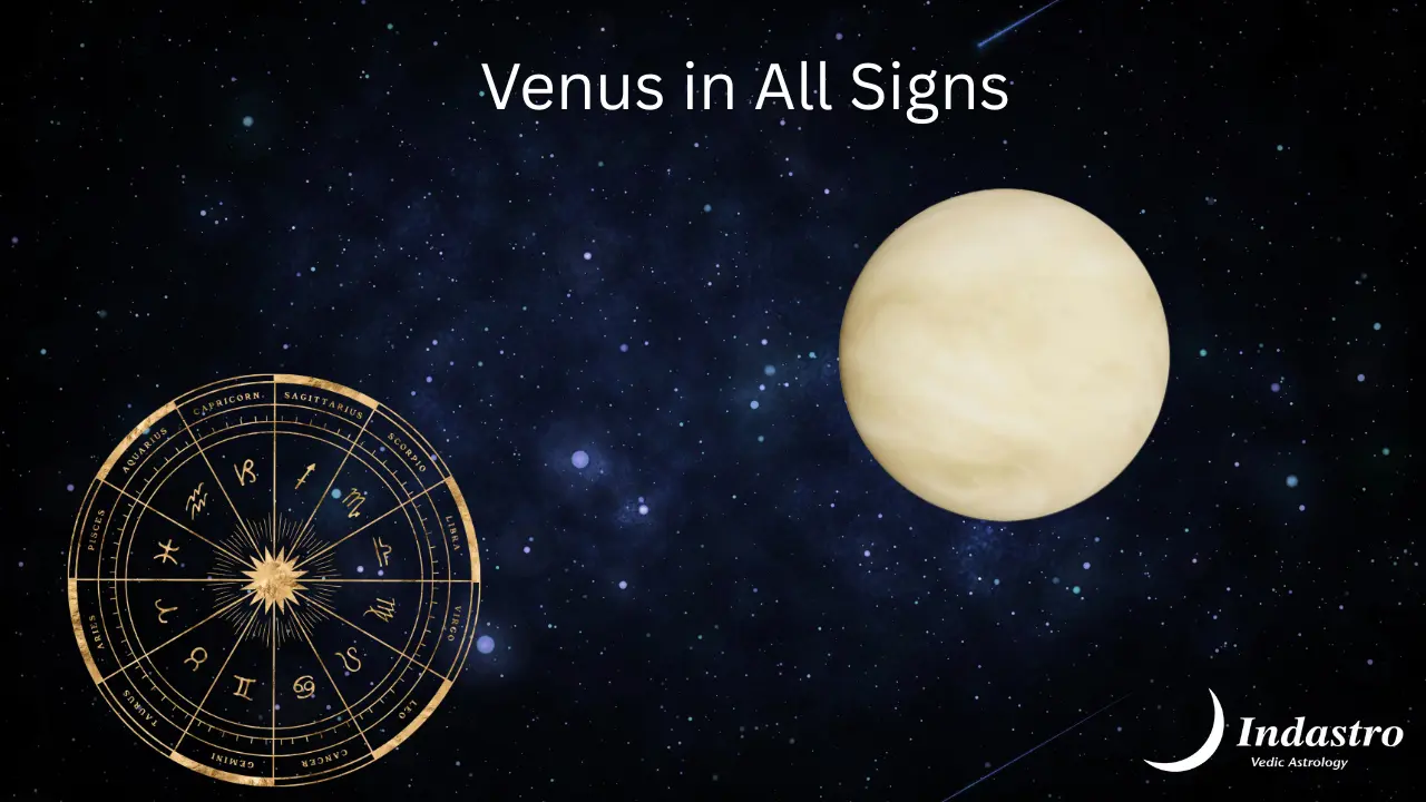 Venus in Different Signs